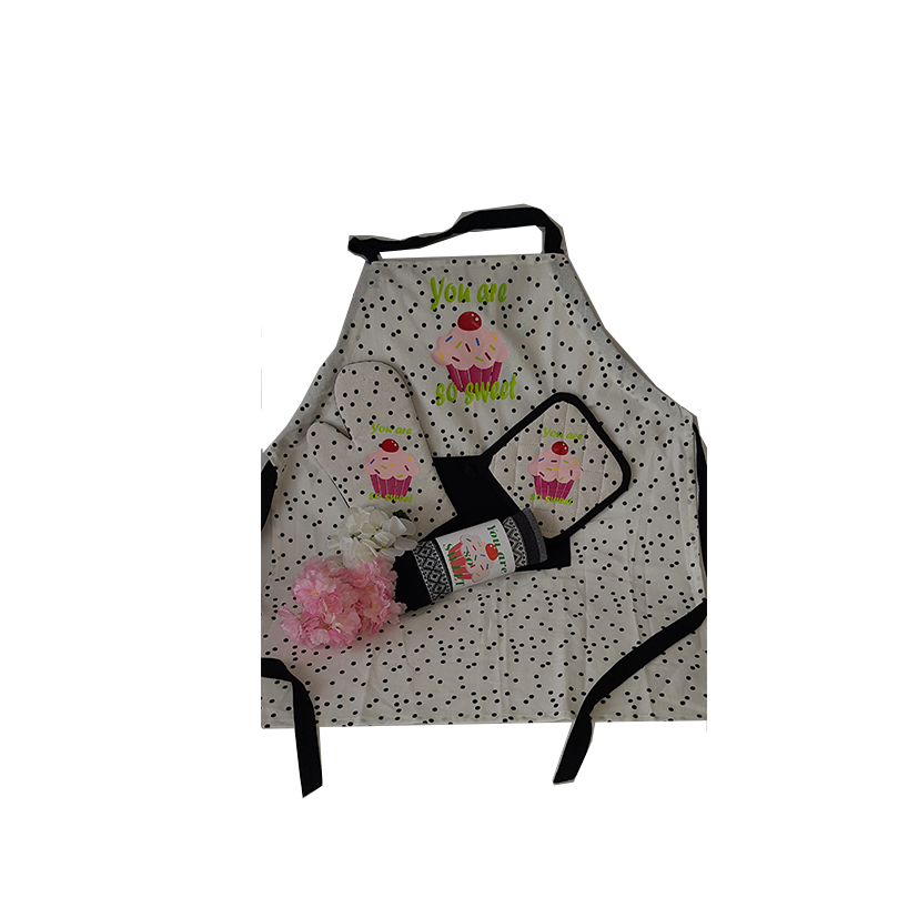 Trendy Cupcake apronset