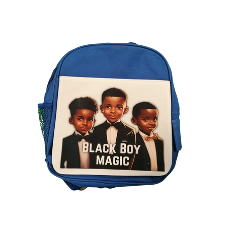 "Black Boy Magic” Kinder Rugtas – by AlisArtCraft™