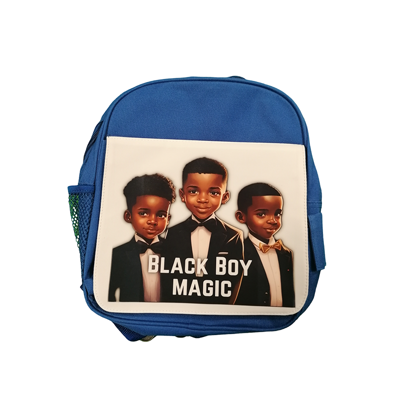 "Black Boy Magic” Kinder Rugtas – by AlisArtCraft™