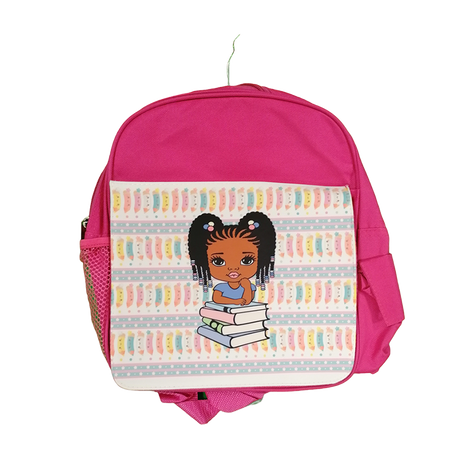 “Jaelynn’s Book Club” Kinder Rugtas – by AlisArtCraft™