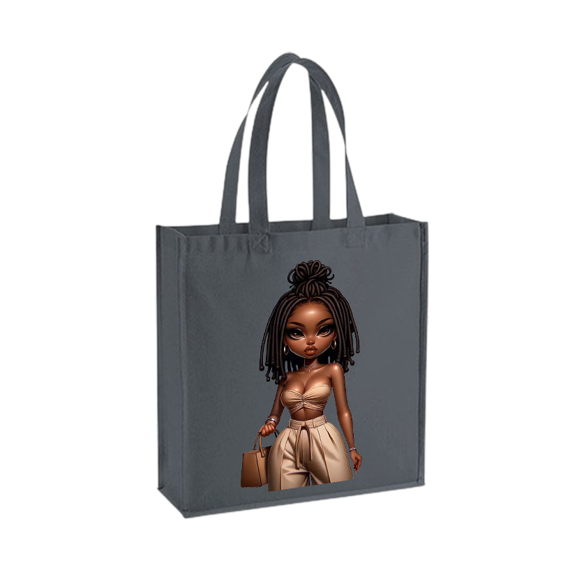 Lynn Luxe Canvas Shopper (G) – Boss Babe Style by AlisArtCraft™