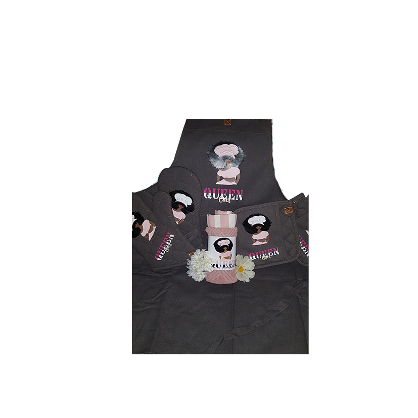 Trendy QueenChef apronset