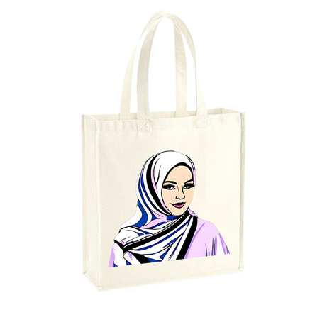 “Sarah” Canvas Shopper (N) – Elegantie in een Eenvoudig Statement