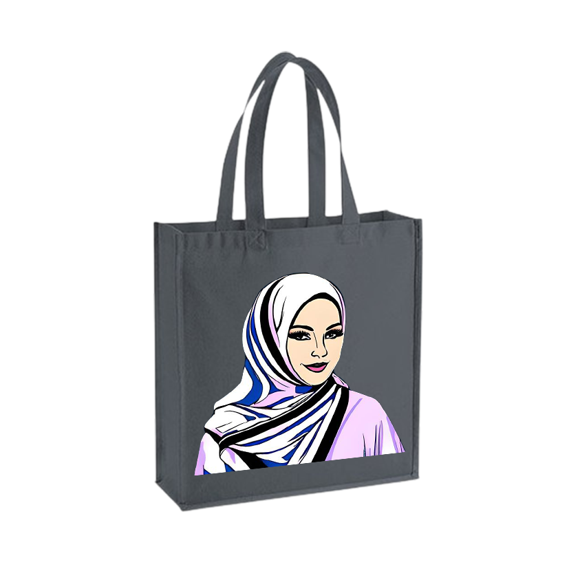 “Sarah” Canvas Shopper (G) – Elegantie in een Eenvoudig Statement