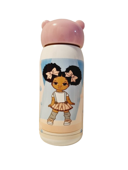 Thermo drinkfles Puffy girl